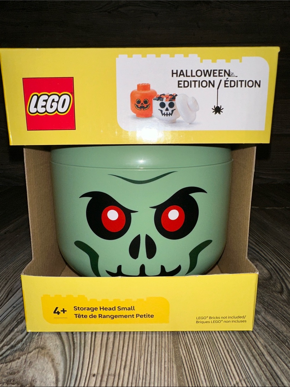 NEW LEGO Storage Head – Small, Skeleton Halloween Edition